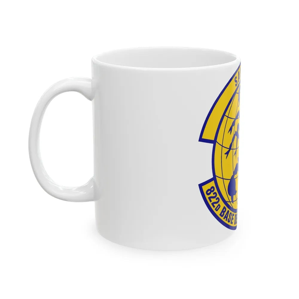 822 Base Defense Squadron ACC (U.S. Air Force) White Coffee Mug-Go Mug Yourself