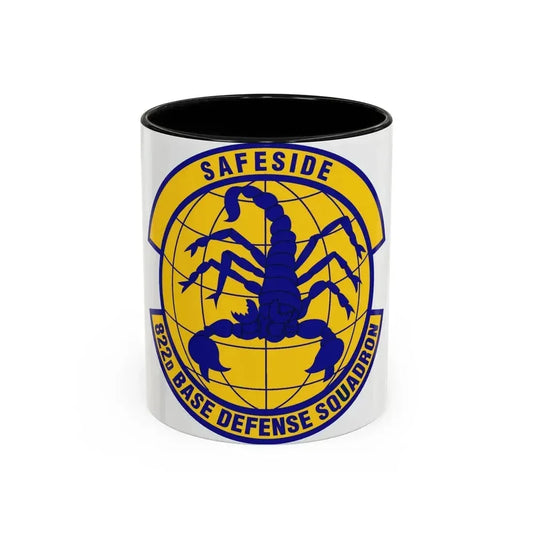 822 Base Defense Squadron ACC (U.S. Air Force) Accent Coffee Mug 11oz Black - Go Mug Yourself