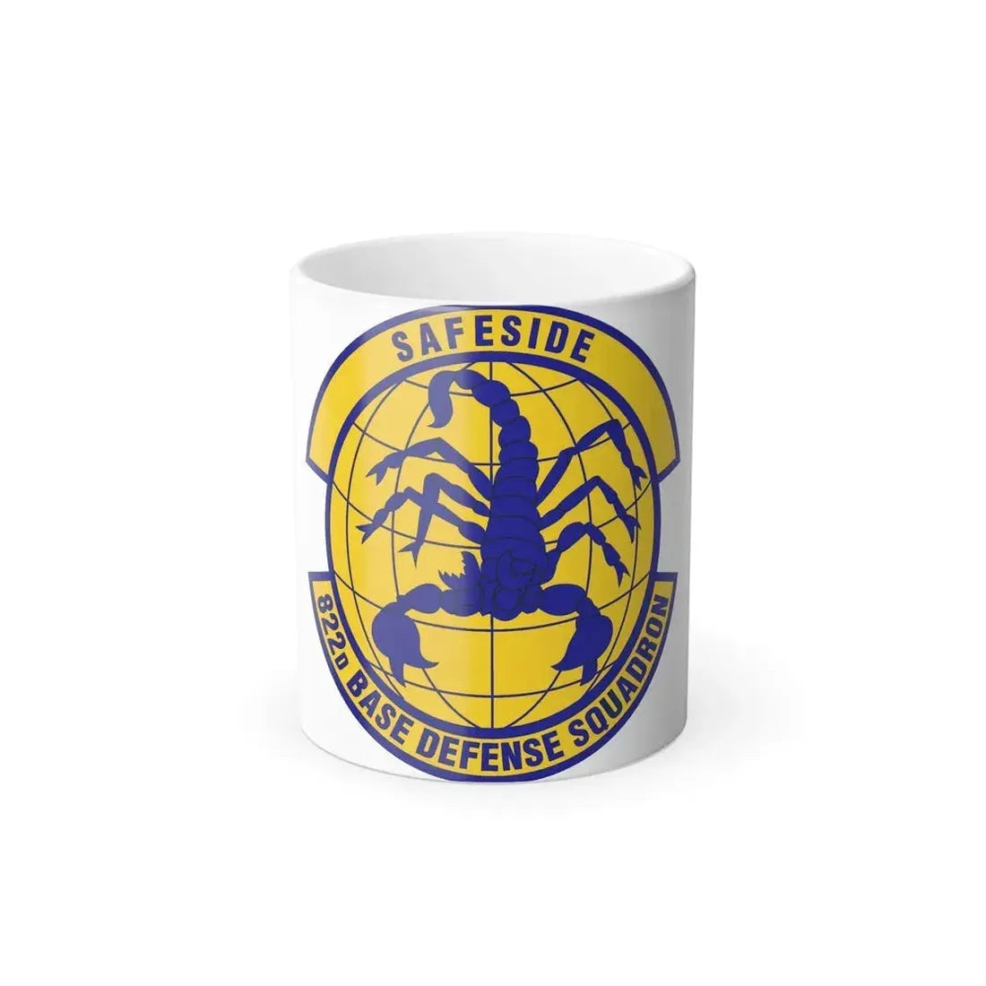 822 Base Defense Squadron ACC (U.S. Air Force) Color Changing Coffee Mug 11oz - Go Mug Yourself