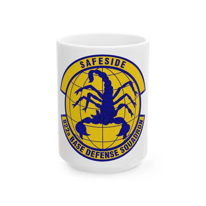 822 Base Defense Squadron ACC (U.S. Air Force) White Coffee Mug 15oz - Go Mug Yourself
