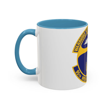 95th Medical Support Squadron (U.S. Air Force) Accent Coffee Mug