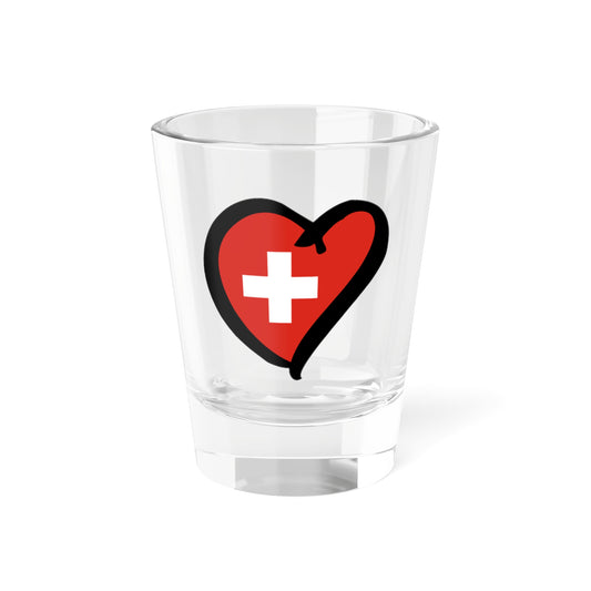 EuroSuizaPantoneAnterior (Switzerland) Shot Glass 1.5oz