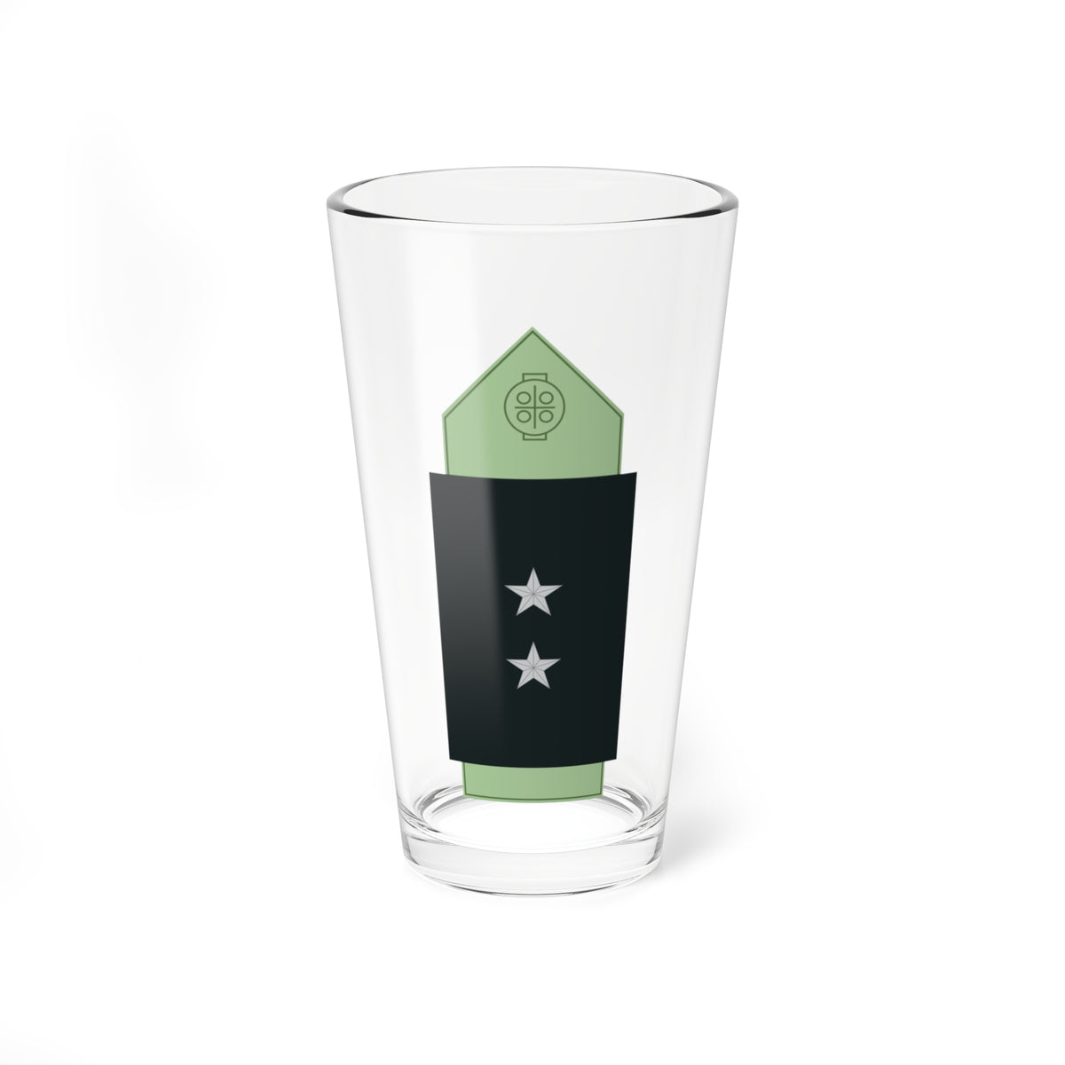 SS.OO.7.GEND.CAMISA.TENIENTE 2 (Chile) (Military Rank) Pint Glass 16oz