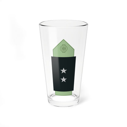 SS.OO.7.GEND.CAMISA.TENIENTE 2 (Chile) (Military Rank) Pint Glass 16oz