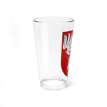 Coat of arms of Wattenwyl family (Switzerland) (Coat of Arms) Pint Glass 16oz