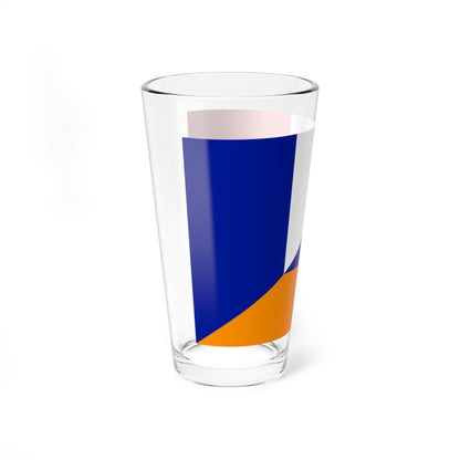 Flag of France and Armenia (Armenia) Pint Glass 16oz
