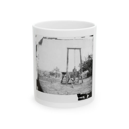 Petersburg, Va., Vicinity. The Execution Of William Johnson, Jordan's Farm (U.S. Civil War) White Coffee Mug