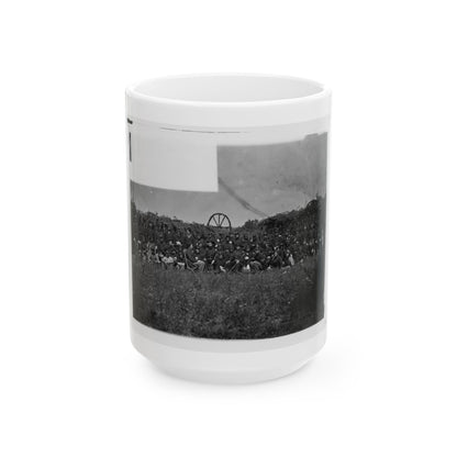 Bealeton, Virginia. Company K 93d New York Infantry Headquarters Guard. Army Of The Potomac (U.S. Civil War) White Coffee Mug