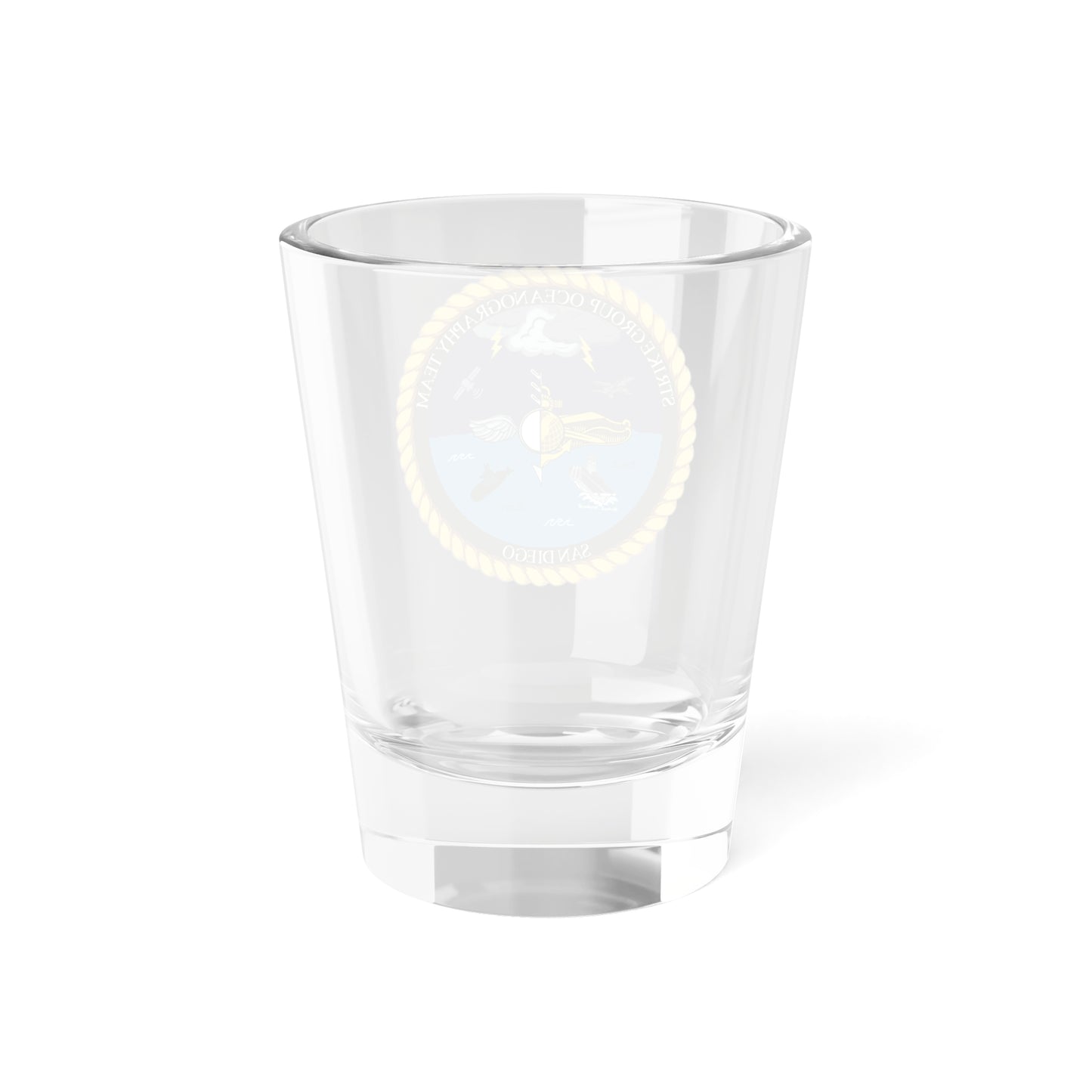 Strike Group Oceanography Team San Diego (U.S. Navy) Shot Glass 1.5oz