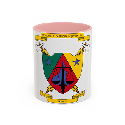 Coat of Arms of Cameroon (1961-1975) - Accent Coffee Mug