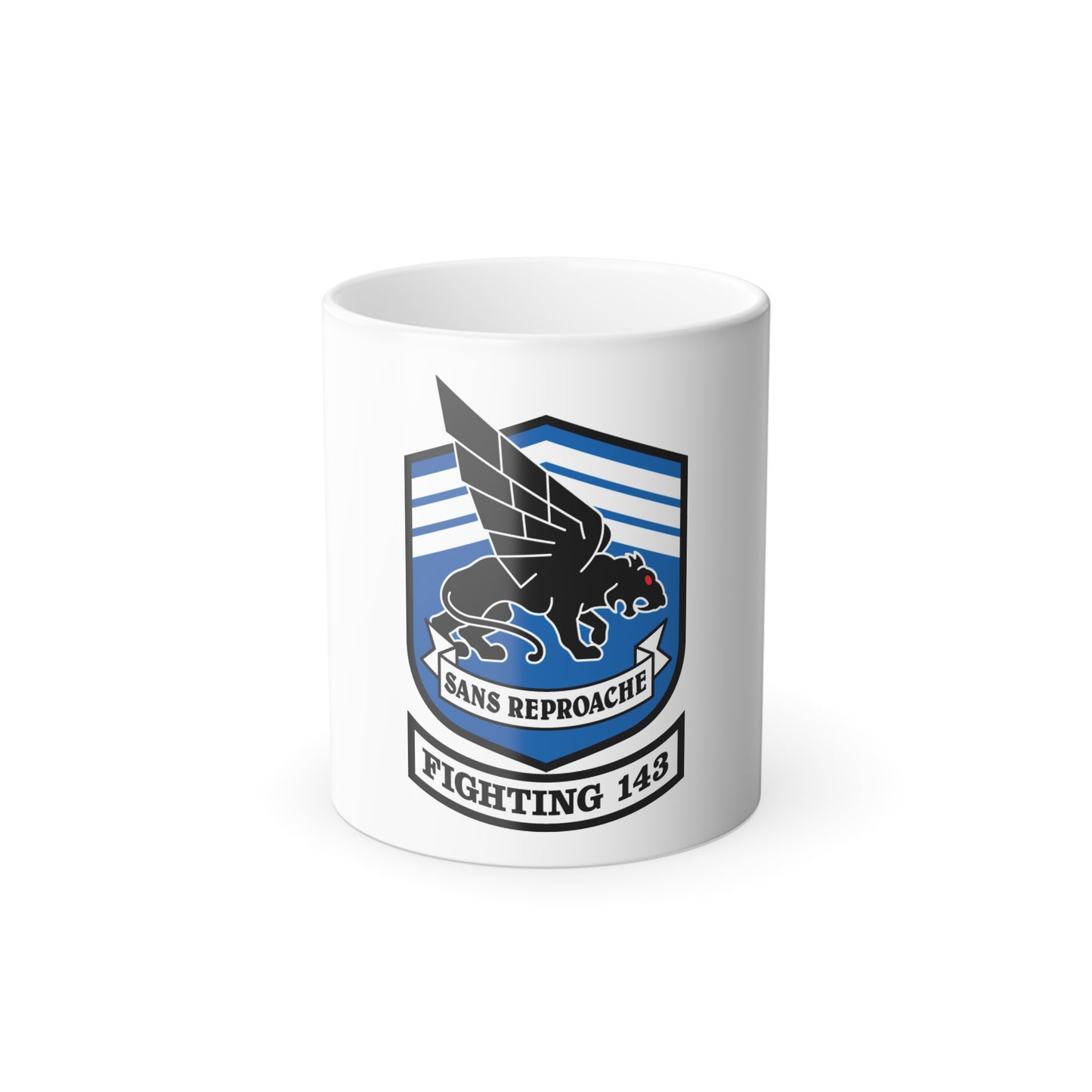 Fighting 143 sans reproache (U.S. Navy) Color Changing Mug 11oz