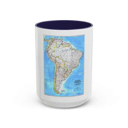 South America (1992) (Map) Accent Coffee Mug