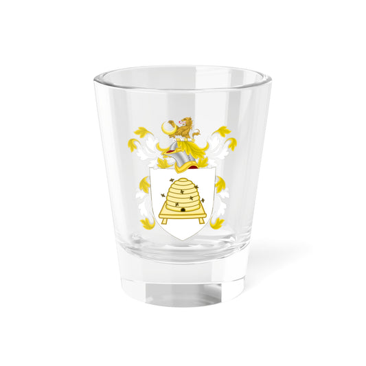 Coat of Arms of John Beatty (United States) (Coat of Arms) Shot Glass 1.5oz