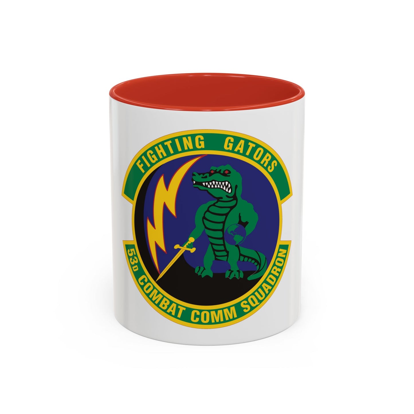 53d Combat Communications Squadron (U.S. Air Force) Accent Coffee Mug