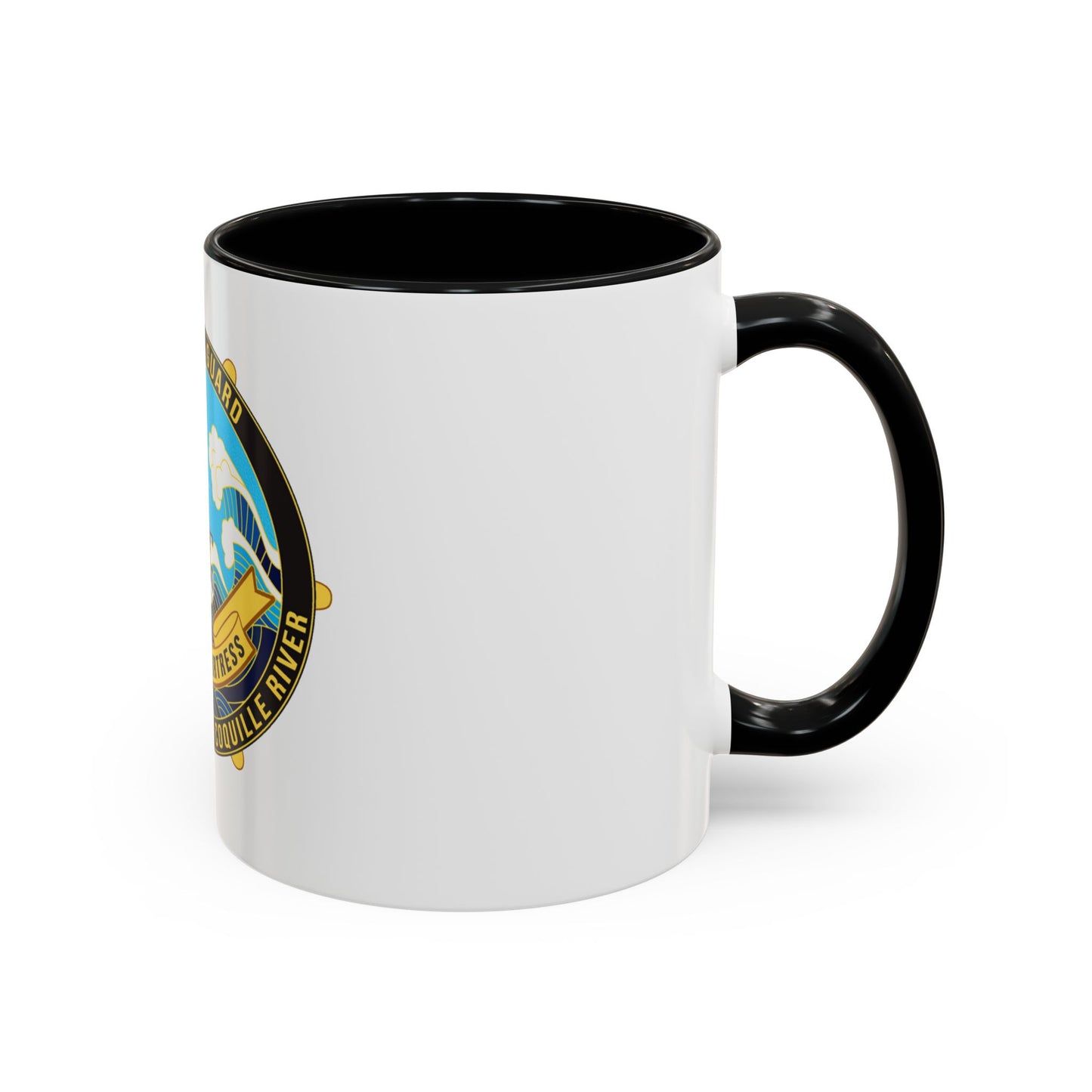 USCG Station Coos Bay (U.S. Coast Guard) Accent Coffee Mug
