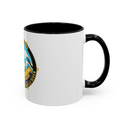 USCG Station Coos Bay (U.S. Coast Guard) Accent Coffee Mug