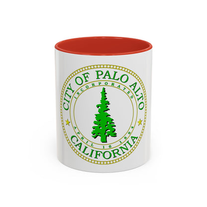 Seal of Palo Alto California - Accent Coffee Mug
