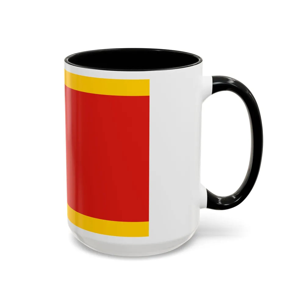 Flag of Kielce Poland - Accent Coffee Mug-Go Mug Yourself