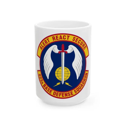 823 Base Defense Squadron ACC (U.S. Air Force) White Coffee Mug 15oz - Go Mug Yourself
