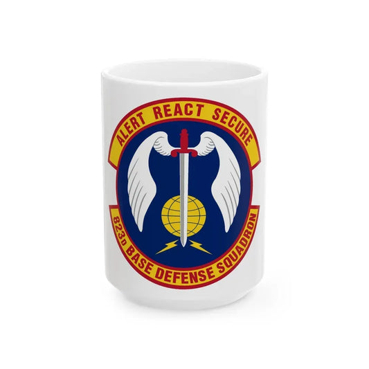 823 Base Defense Squadron ACC (U.S. Air Force) White Coffee Mug 15oz - Go Mug Yourself