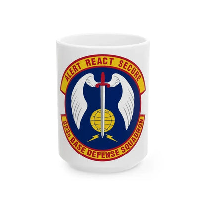 823 Base Defense Squadron ACC (U.S. Air Force) White Coffee Mug 15oz - Go Mug Yourself