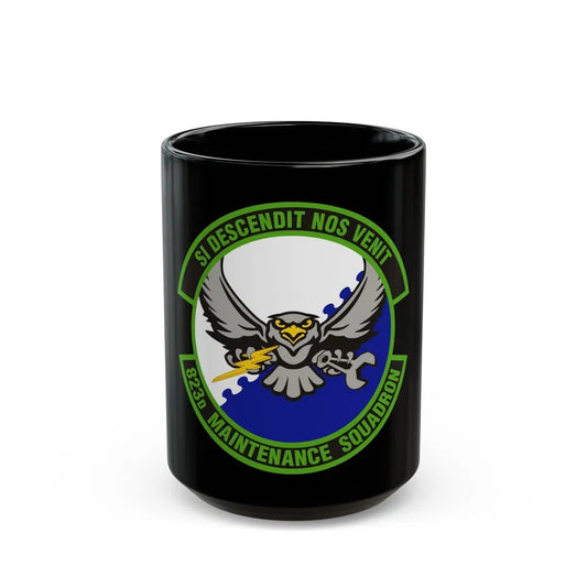 823 Maintenance Squadron (U.S. Air Force) Black Coffee Mug-15oz-Go Mug Yourself