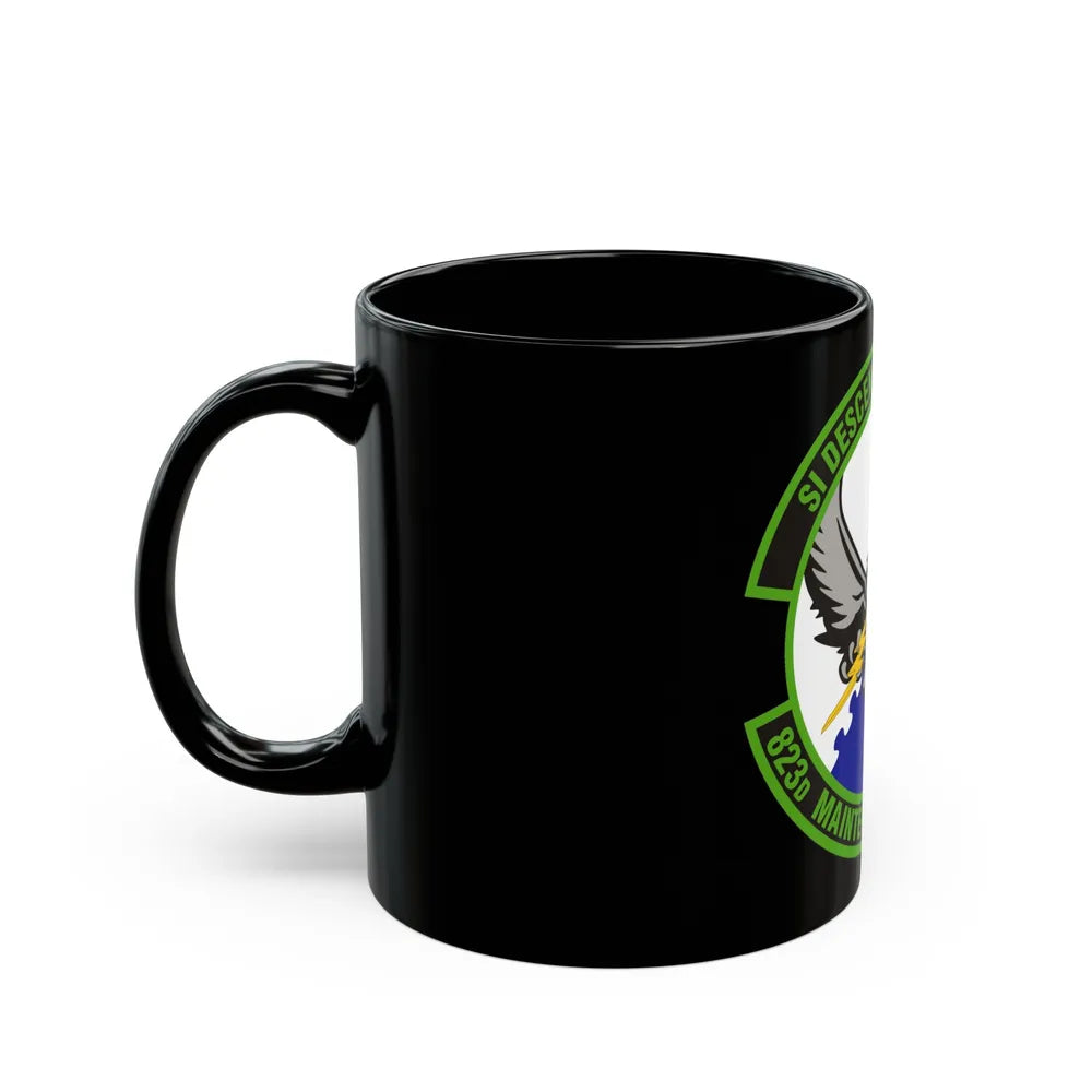 823 Maintenance Squadron (U.S. Air Force) Black Coffee Mug-Go Mug Yourself