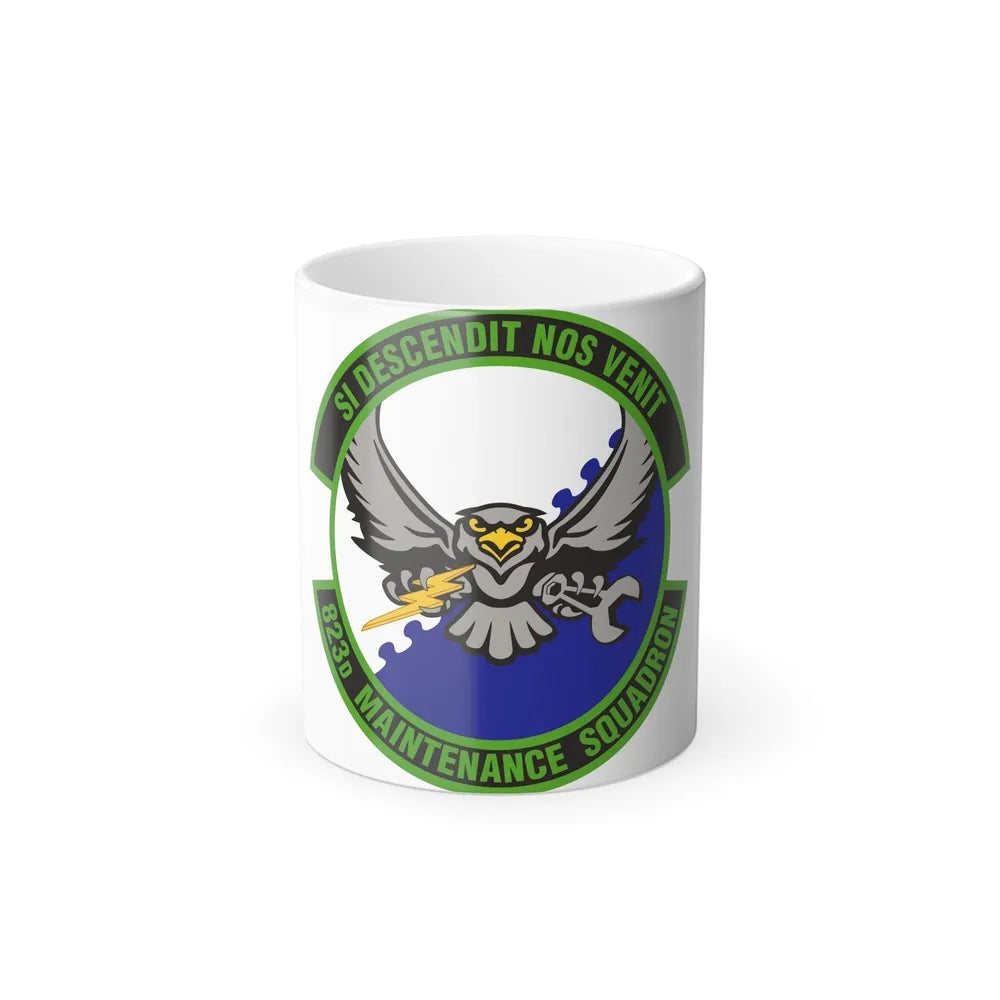 823 Maintenance Squadron (U.S. Air Force) Color Changing Coffee Mug-11oz-Go Mug Yourself