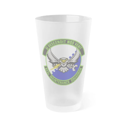 823 Maintenance Squadron (U.S. Air Force) Frosted Pint Glass 16oz-16oz-Frosted-Go Mug Yourself