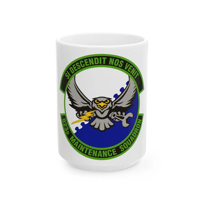 823 Maintenance Squadron (U.S. Air Force) White Coffee Mug-15oz-Go Mug Yourself