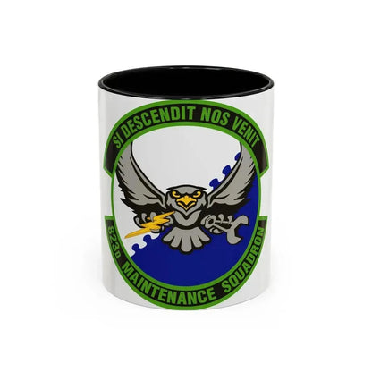 823 Maintenance Squadron (U.S. Air Force) Accent Coffee Mug 11oz Black - Go Mug Yourself