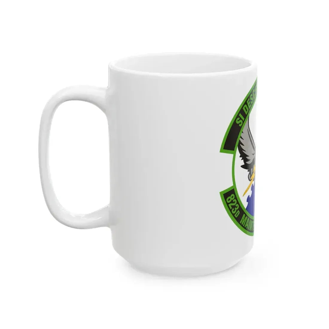 823 Maintenance Squadron (U.S. Air Force) White Coffee Mug - Go Mug Yourself