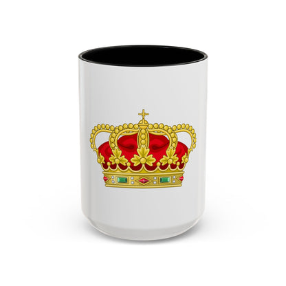 Heraldic Royal Crown of Portugal - Eight Arches - Accent Coffee Mug