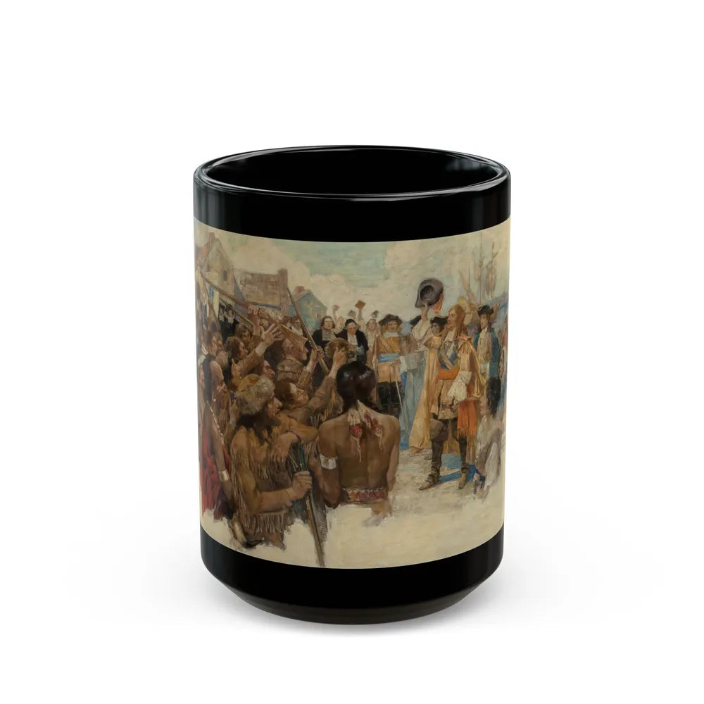 Ethan Allen, 1927 - Black Coffee Mug-15oz-Go Mug Yourself