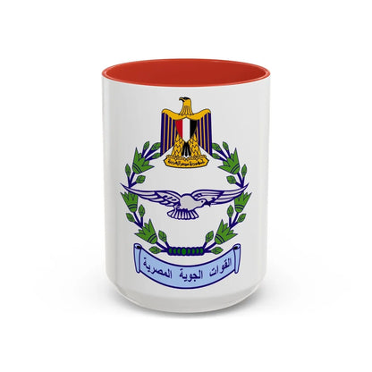 Egyptian Air Force - Accent Coffee Mug-15oz-Red-Go Mug Yourself