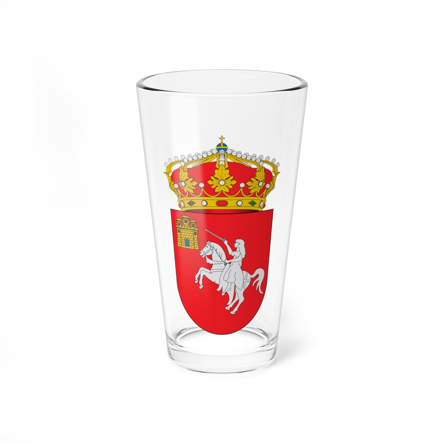 Escudo de Baraona (Spain) (Coat of Arms) Pint Glass 16oz