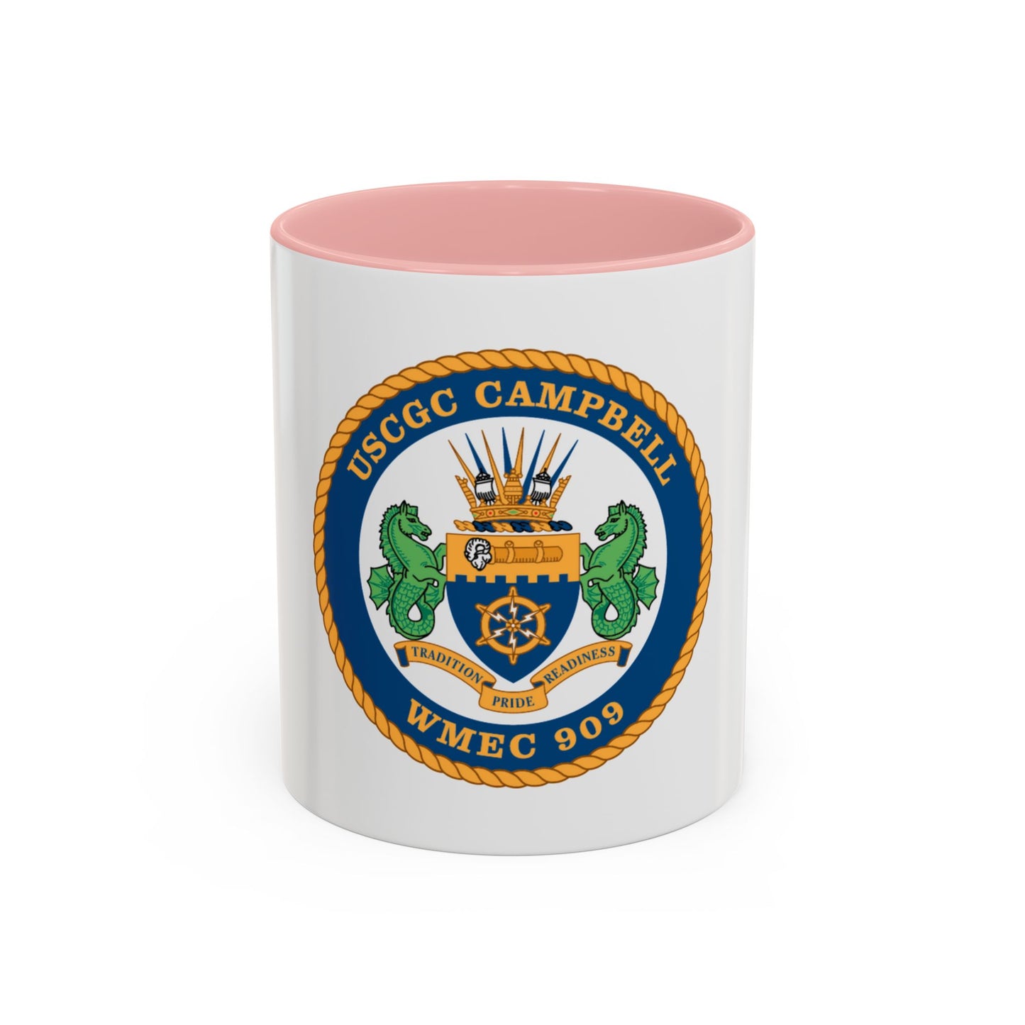 USCGC Campbell WMEC 909 (U.S. Coast Guard) Accent Coffee Mug