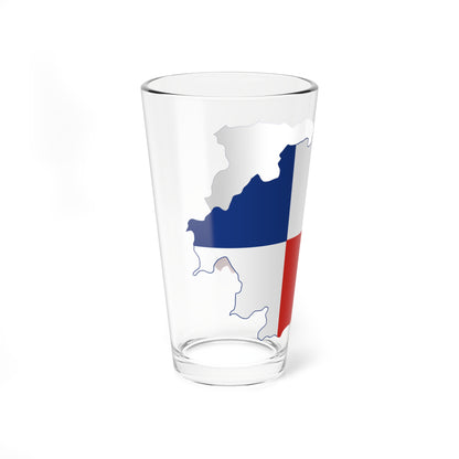 Flag Map Of Banska Bystrica (Slovakia) Pint Glass 16oz