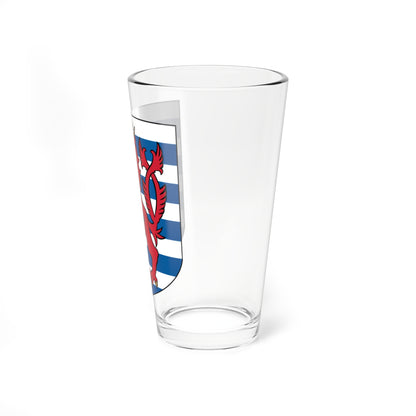 Shield of Luxembourg (Luxembourg) (Coat of Arms) Pint Glass 16oz