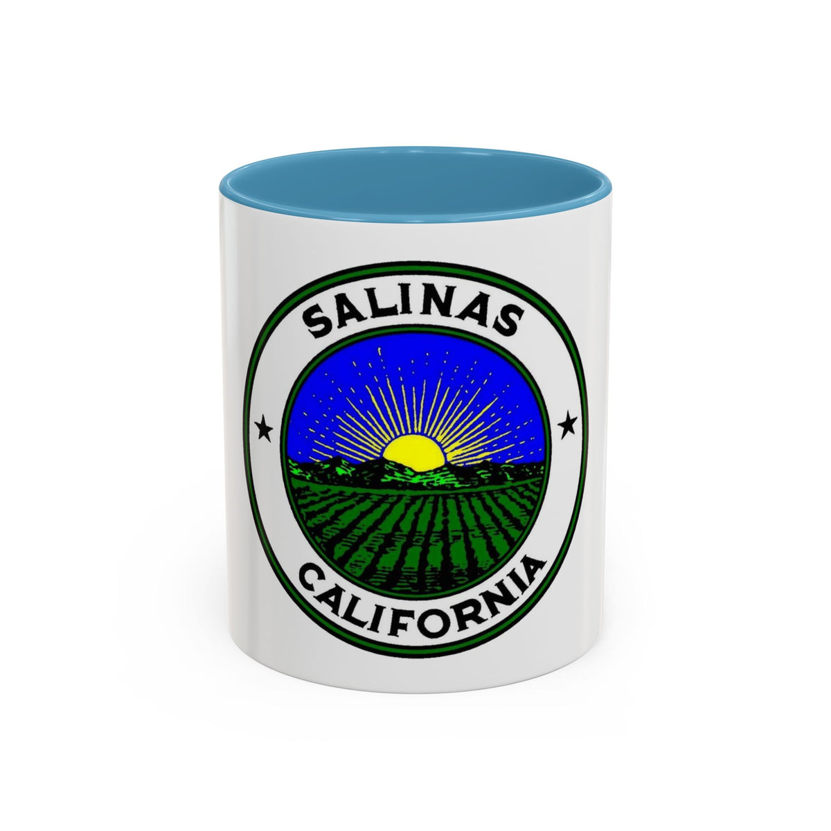 Seal of Salinas California - Accent Coffee Mug