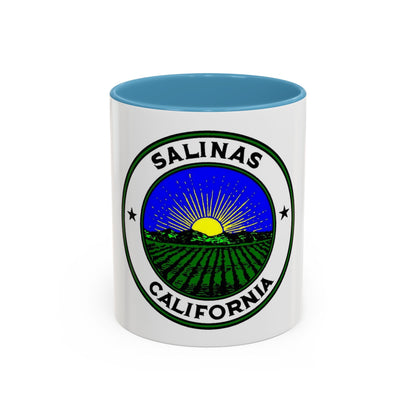 Seal of Salinas California - Accent Coffee Mug
