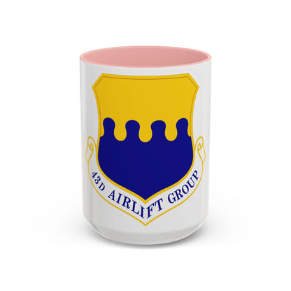 43d Airlift Group (U.S. Air Force) Accent Coffee Mug