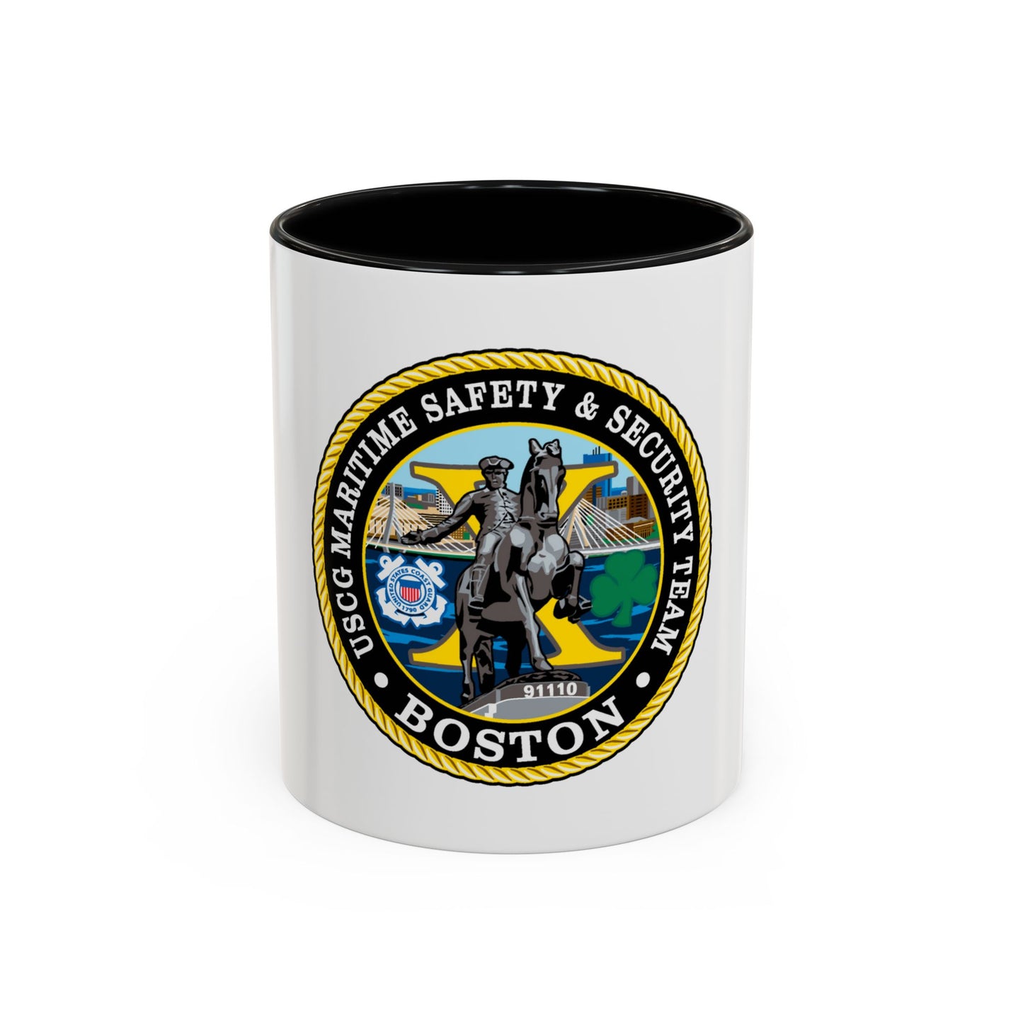 USCG Maritime Safety & Sec Team MSST Boston (U.S. Coast Guard) Accent Coffee Mug
