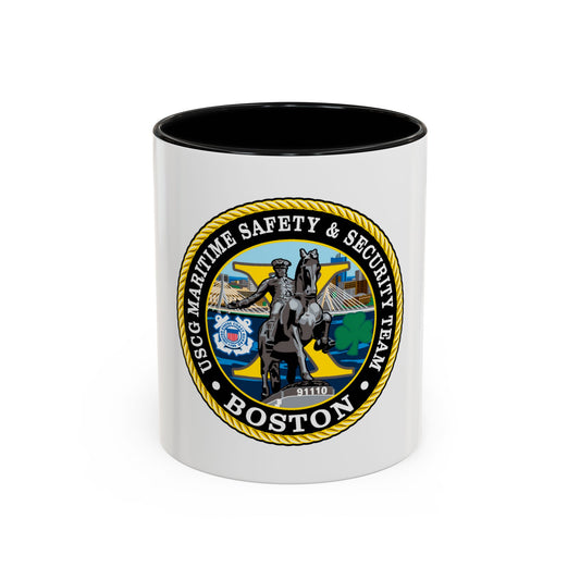 USCG Maritime Safety & Sec Team MSST Boston (U.S. Coast Guard) Accent Coffee Mug