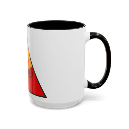 50th Armored Division (U.S. Army) Accent Coffee Mug