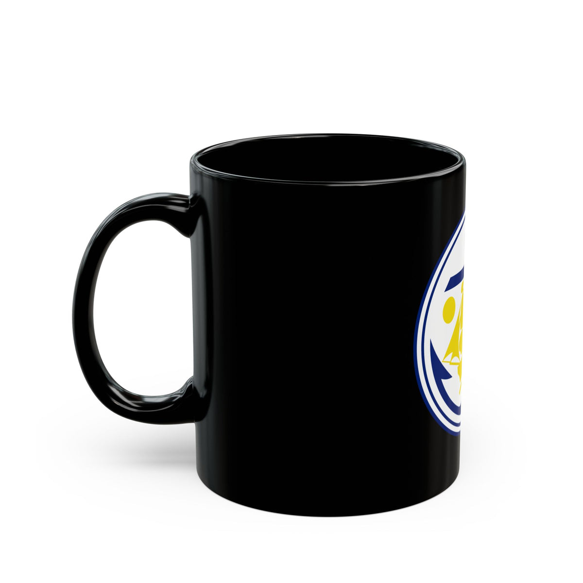 Seal of Anchorage Alaska - Black Coffee Mug