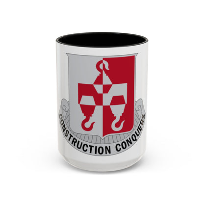 244 Engineer Battalion (U.S. Army) Accent Coffee Mug