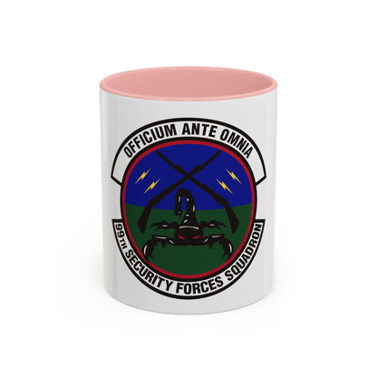 99th Security Forces Squadron (U.S. Air Force) Accent Coffee Mug