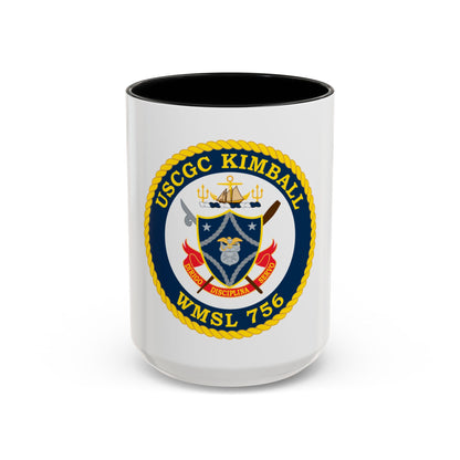 USCGC Kimball WMSL 756 (U.S. Coast Guard) Accent Coffee Mug