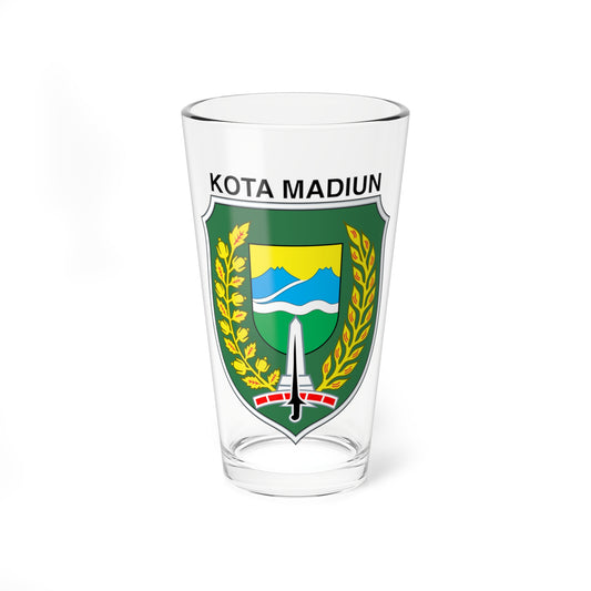 Seal of the City of Madiun (Indonesia) (Coat of Arms) Pint Glass 16oz